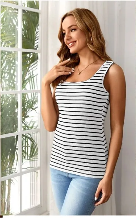 Camisa casual a rayas para lactancia