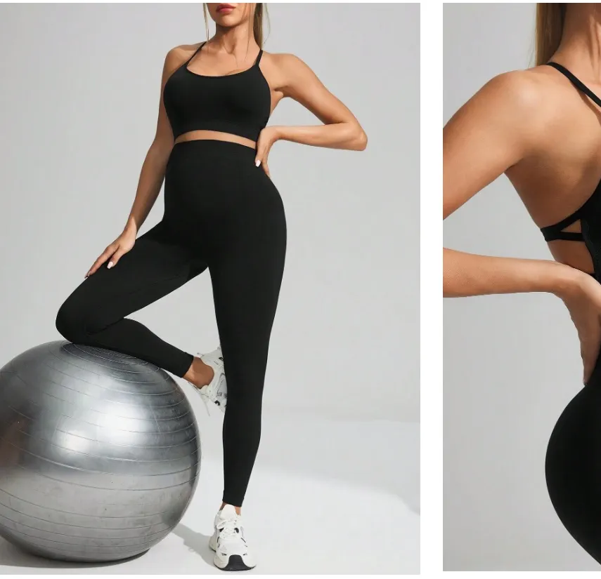 Leggings deportivo negro entallados